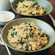Spinach and Porcini Risotto