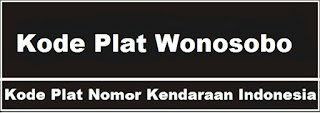 Kode Plat Kendaraan Wonosobo