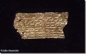 Lámina de oro de la Penya Negra - Crevillente