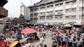 Dirty and overcrowded in Lagos Island