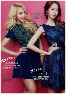 SNSD Hyoyeon Yoona ANAN Magazine pics