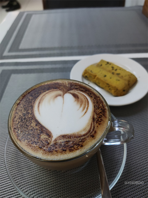 Cappuccino at Envo Cafe, Down Town, Guwahati