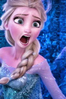 Gambar Elsa Frozen marah
