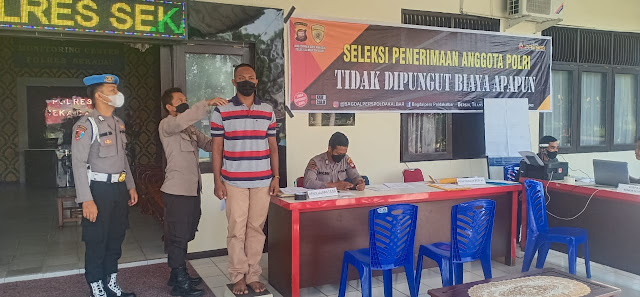 Polres Sekadau Buka Seleksi Penerimaan Anggota Polri Gelombang II T.A. 2022