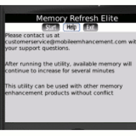 Memory Refresh Elite v1.2.3 for BlackBerry Memory Refresh Elite v1.2.3 for BlackBerry