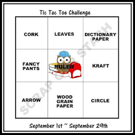 September Tic Tac Toe Stash Challenge