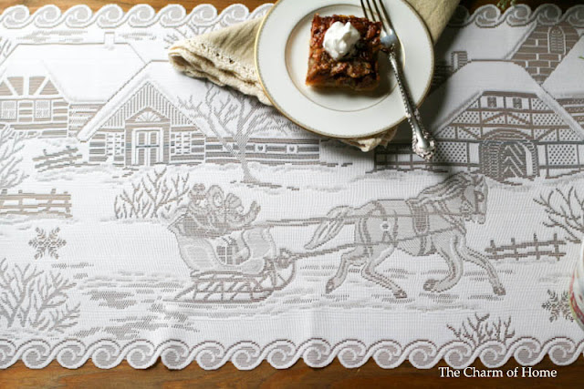 Sleigh Ride Runner by Heritage Lace