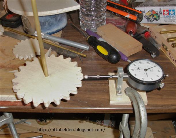 wooden gear clock