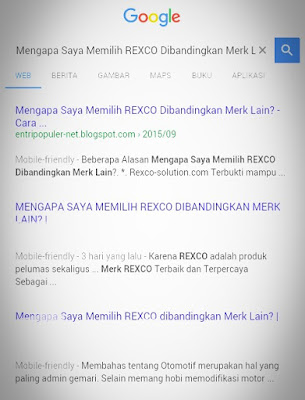 Serp Artikel Mengapa Saya Memilih Rexco Dibandingkan Merk Lain