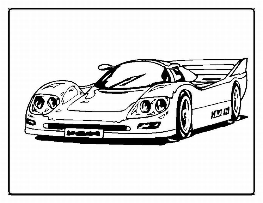 Top muscle car coloring pages Cartoon Kids Coloring Pages