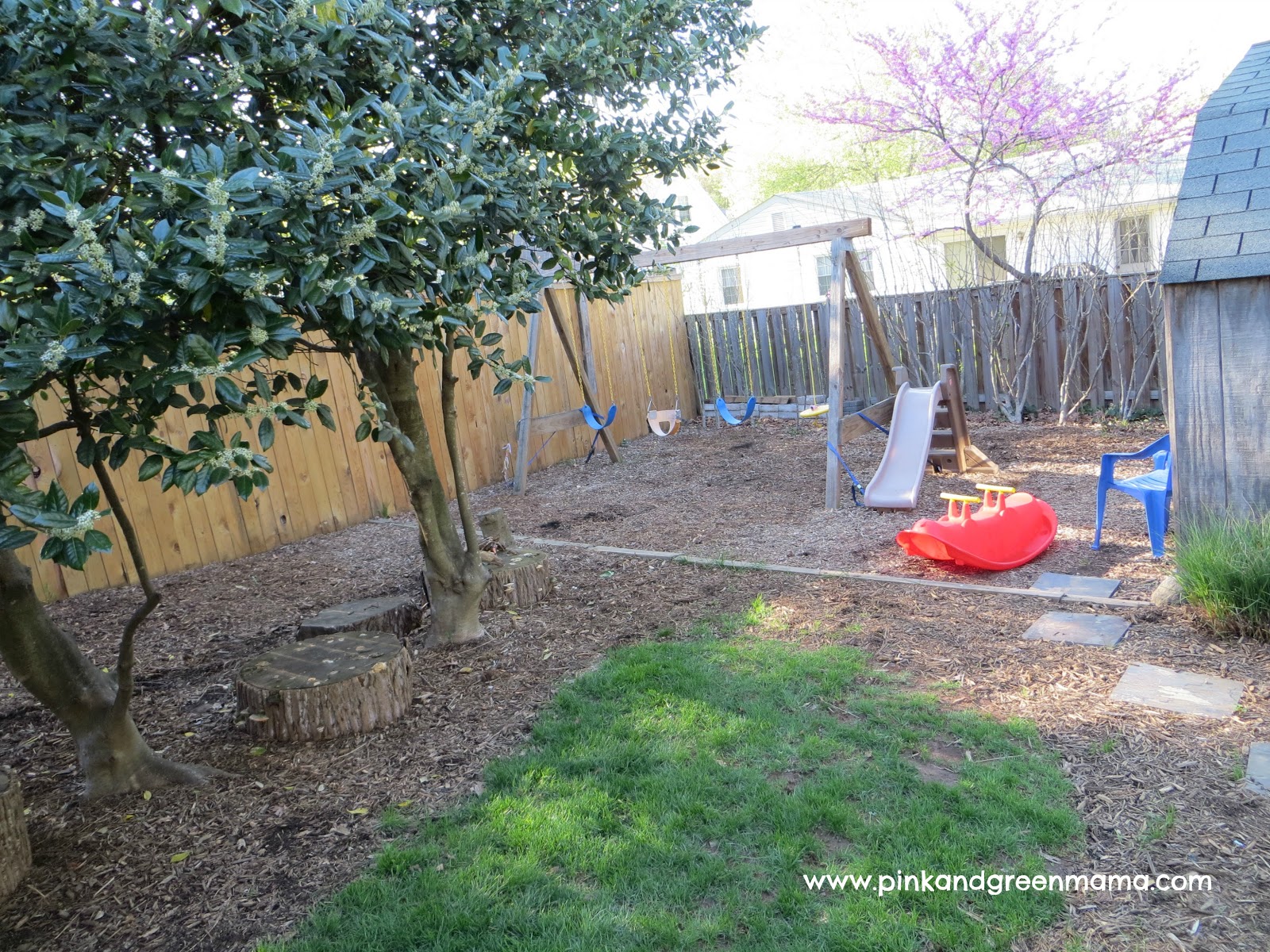 Pink and Green Mama: DIY Backyard Makeover on a Budget with Help from ...