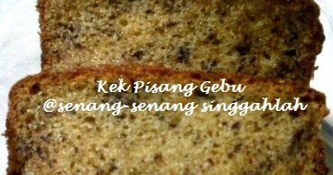 Resepi Kek Pisang Awak - Paling H