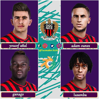 PES 2020 Facepack OGC Nice by Hicho