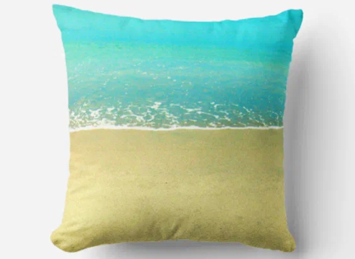 Photo Pillows Beach Photography