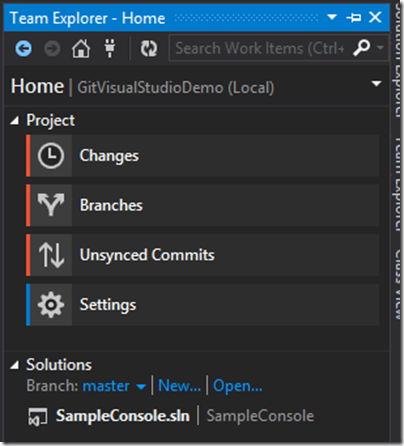 team-explorer-solution-git team-explorer-solution-git