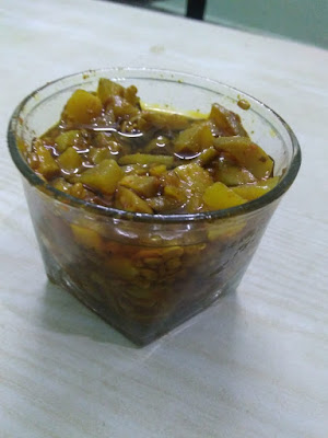 Instant Home-Made Mango Pickle