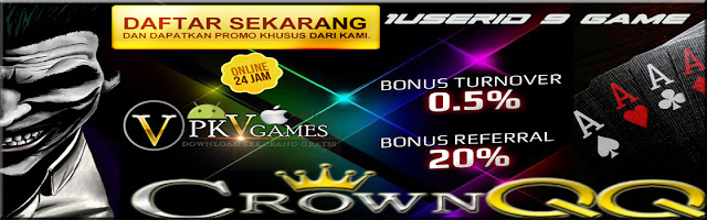 CrownQQ Agen DominoQQ BandarQ dan Domino99 Online Terbesar