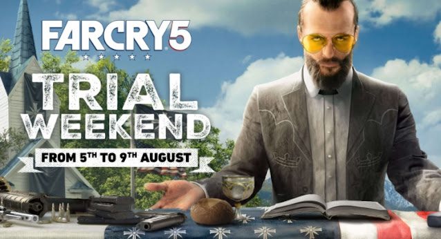 Far Cry 5 ofrece un fin de semana gratuito del 5 al 9 de agosto.