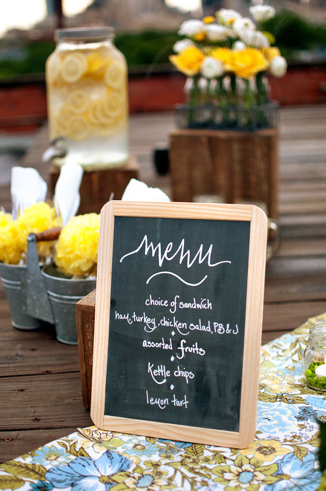 I never knew the wide variety of uses for chalkboards at weddings