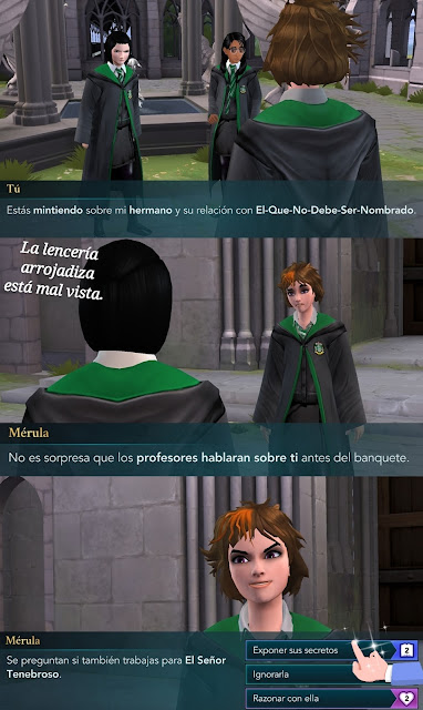 Hogwarts Mystery fotonovela merula