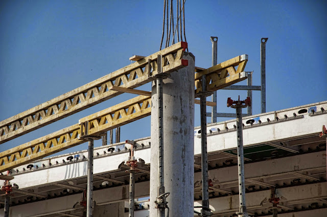 Baustelle HumboldtHafenEins, Das grünste Bürogebäude Berlins!, Alexanderufer / Kapelle-Ufer, 10117 Berlin, 11.03.2014