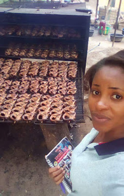 Photos: Meet pretty Engineering graduate who sells dry fish in Rivers State