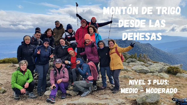 Cumbre en Monton de Trigo con tu grupo de montaña y senderismo - escapadillas.es