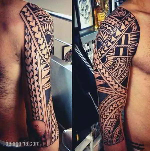 Imagen de un Tatuaje tribal para hombre