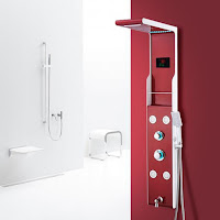  La Paz Bathroom LED Shower Faucet Panel With Temperature Digital Display