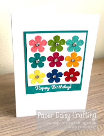 Thoughtful Blooms Stampin Up Small Bloom punch Stampin Up