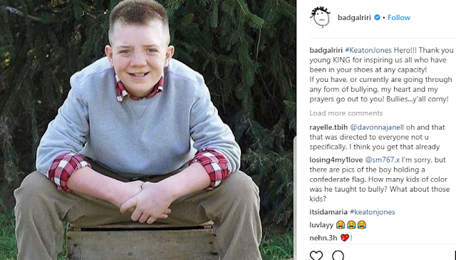 Justin Beiber, Rihanna, Cardi B, Snoop Dogg and other celebrities send support to bullied teen boy, Keaton Jones