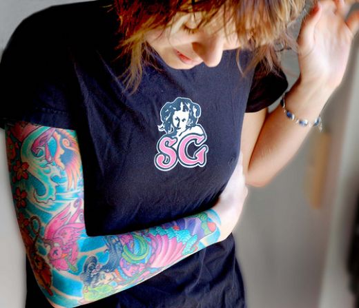Girls Sleeve Tattoos