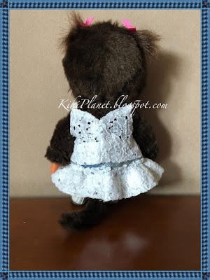 kiki monchhichi doll poupée couture sewing jupe top fait main handmade skirt vêtement clothes