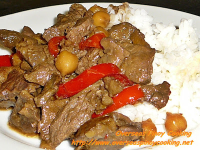 Beef Igado with Rice