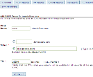 Cara Konfigurasi/setelan Domain di Cpanel: