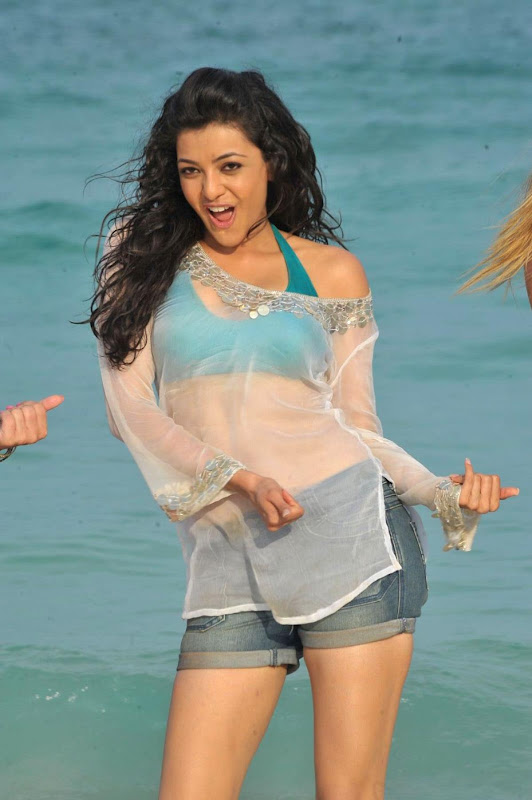 Kajal Agarwal Unseen Hot Photos Gallery In Movie Shooting Photoshoot images