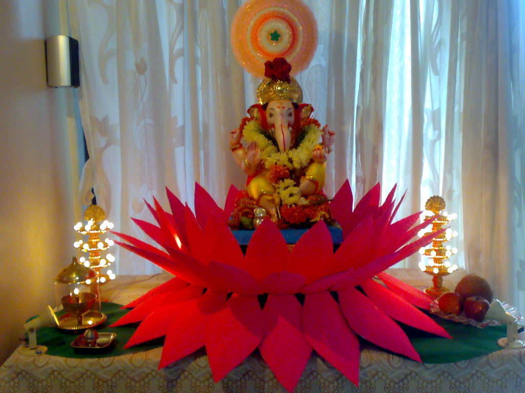 Ganpati decoration at home ideas