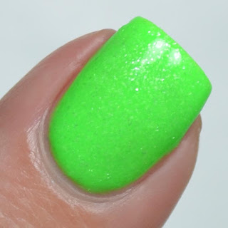 neon green nail polish