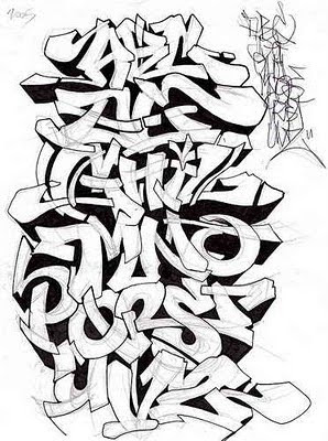 Graffiti Alphabet, Graffiti Letters