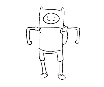 #14 Finn Coloring Page