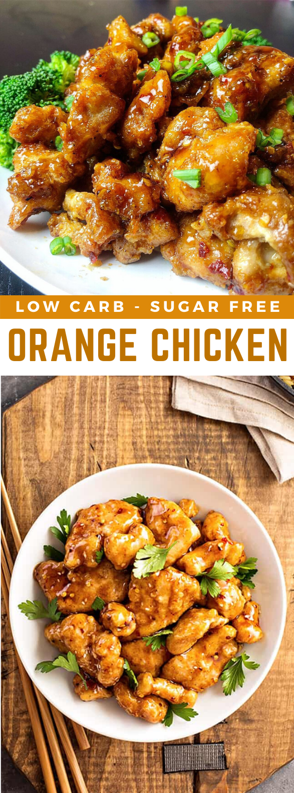 Sugar Free Low Carb Orange Chicken #diet #healthy