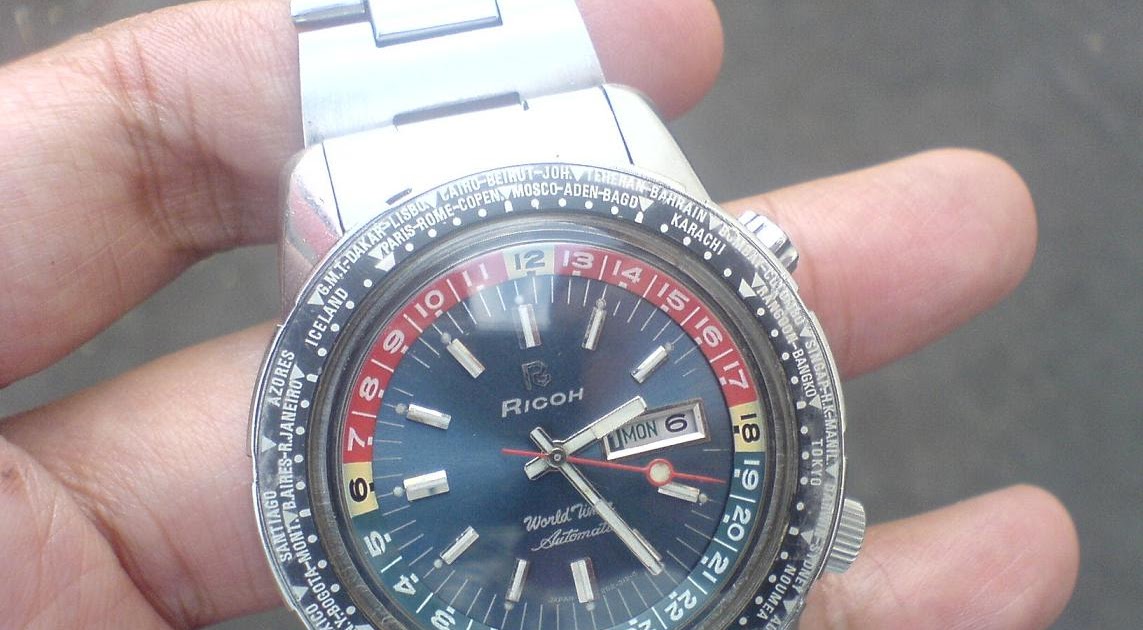 Jam Tangan Kuno: For Sale: RICOH World timer automatic 1970s (SOLD)