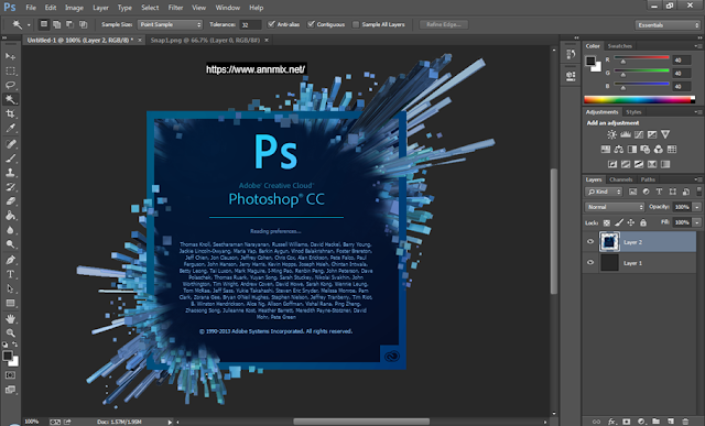 قص الصور وتغيير حجمها لمطابقة أحجام الإطارات فوتوشوب  Photoshop CC