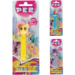 MLP Fluttershy, Rainbow Dash and Twilight Sparkle PEZ Containers