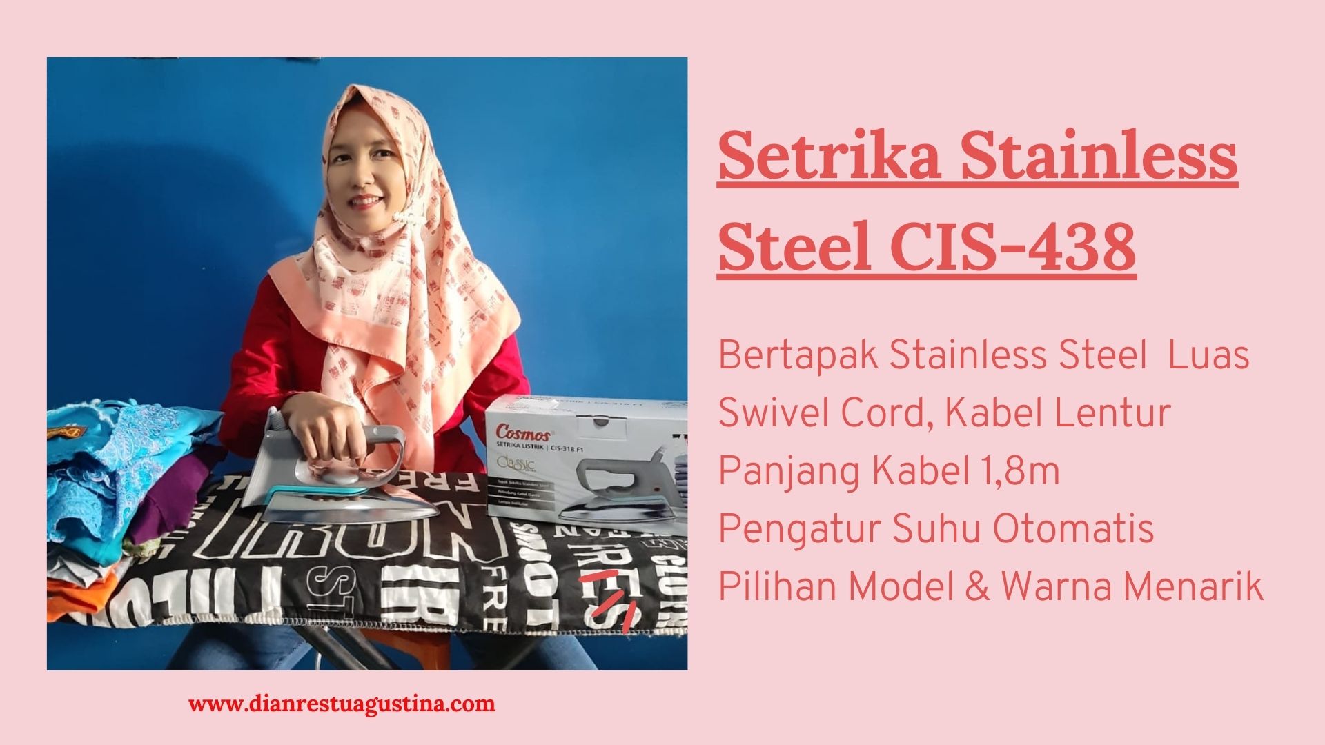 Setrika Stainless Steel Cosmos