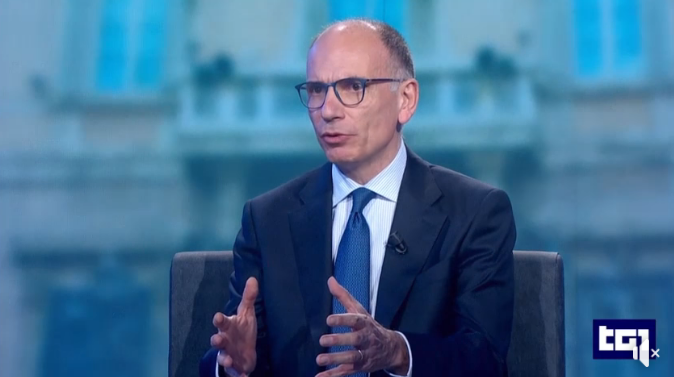 Letta ha votato al seggio di Roma