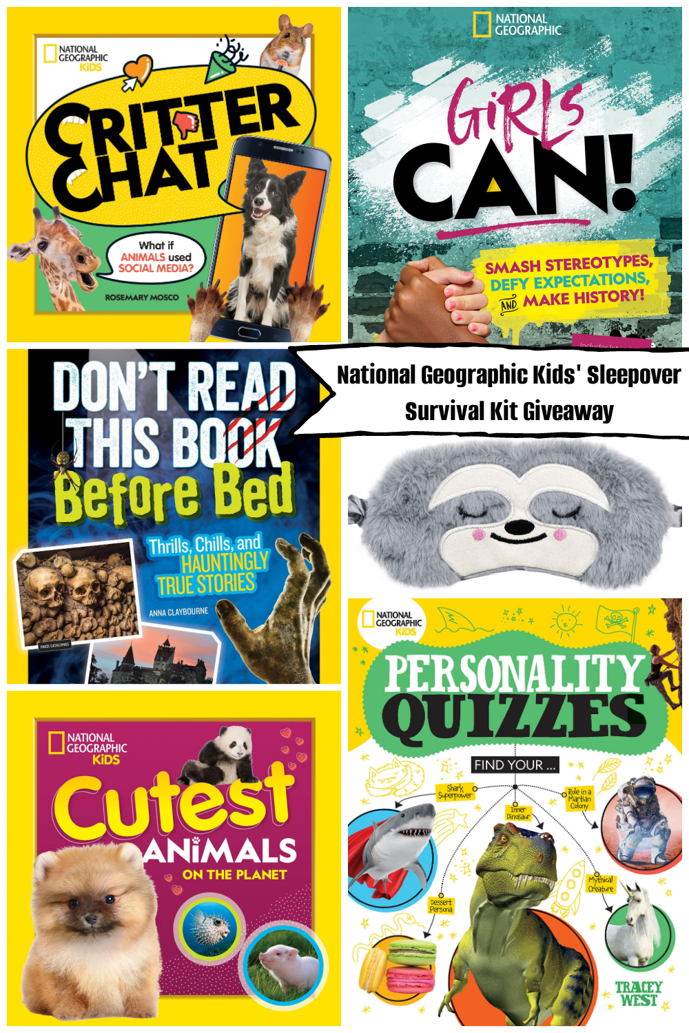 National Geographic Kids' Sleepover Survival Kit Giveaway