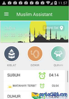 Aplikasi Muslim Assist: Kiblat Sholat 