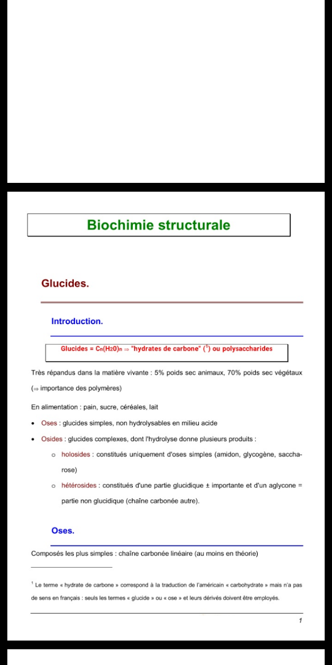 Cours Biochimie Structurale s3 svi