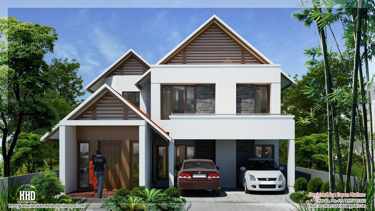 14 Beautiful villa elevations Kerala home  design  and 